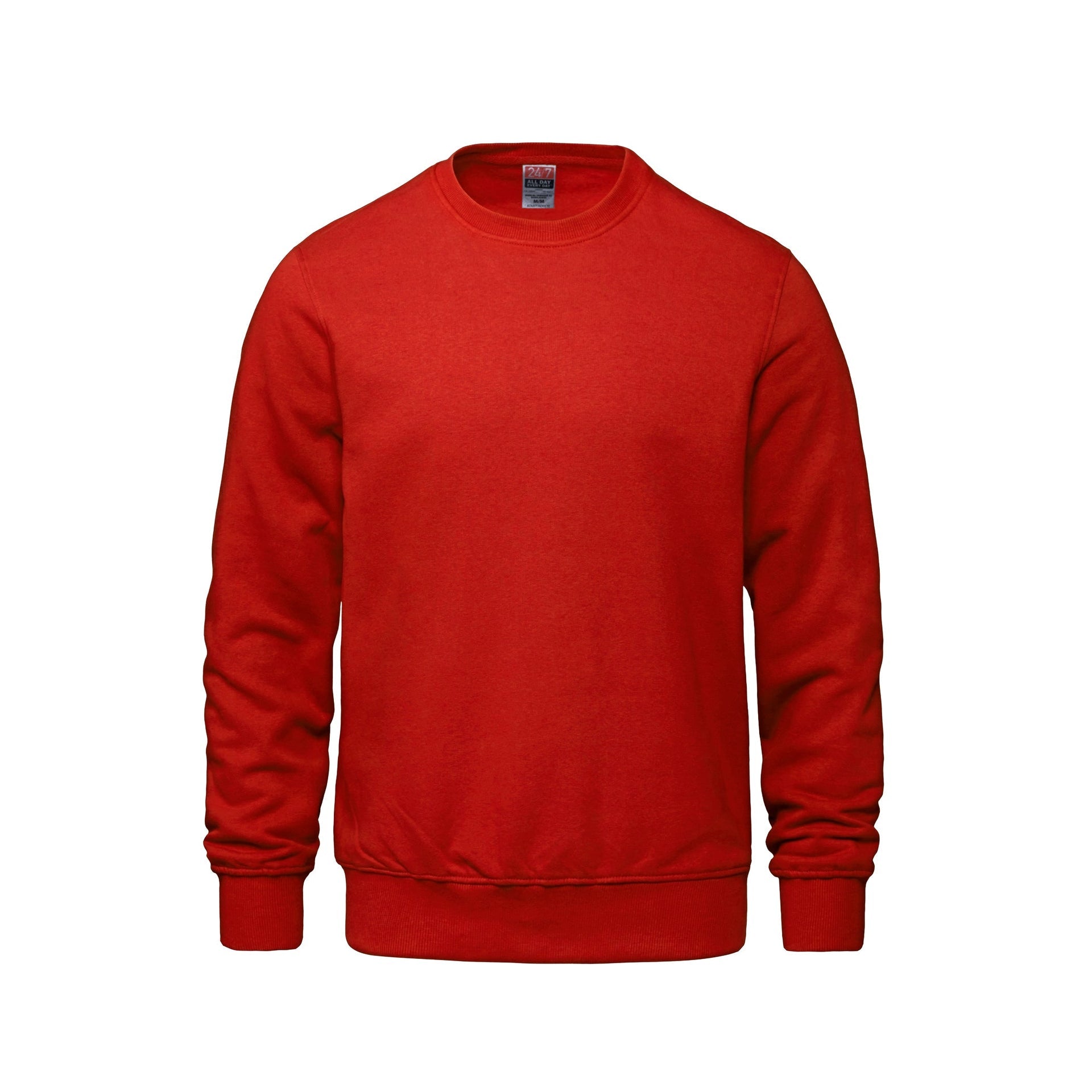 L00540 - Crew - Adult Crewneck Sweatshirt Red 540 __label: IN STOCK __label:NEW COLORS Ladies team
