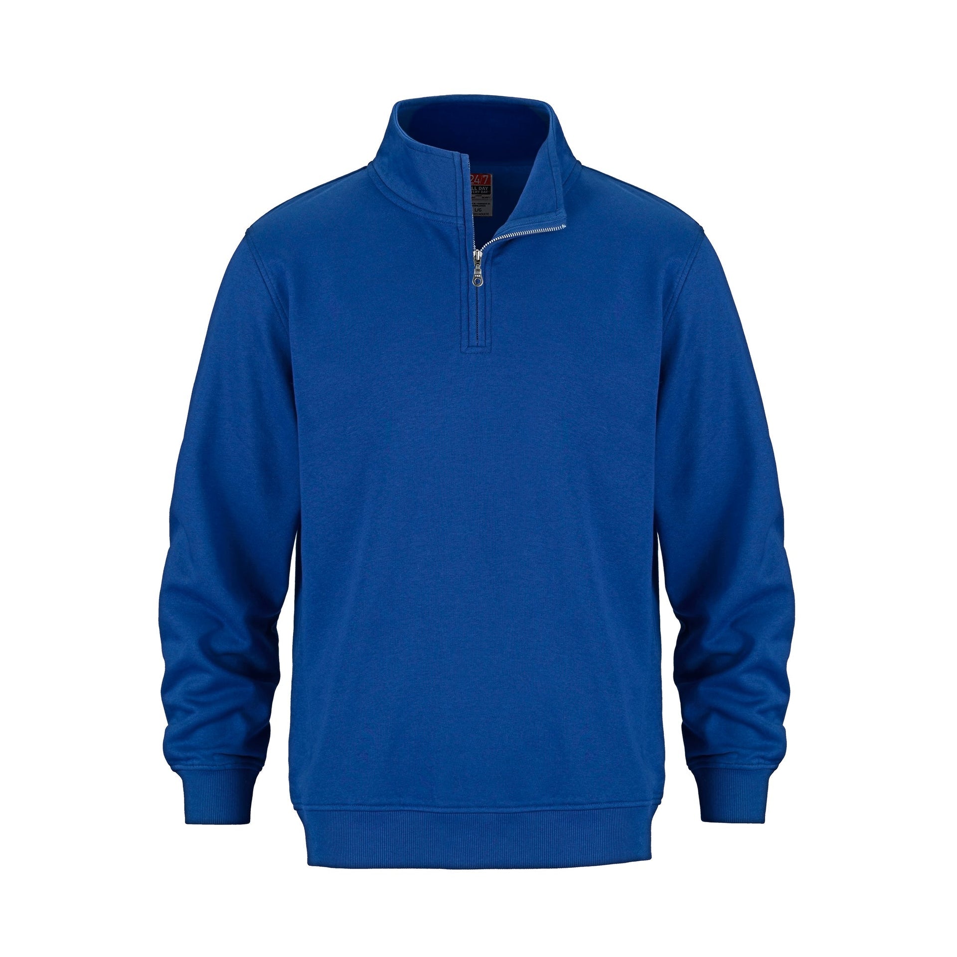 L0545Y - Flux - Youth 1/4 Zip Sweatshirt Royal 1/4 zip 545y __label:June 30 __label:NEW COLORS half zip quarter zip youth zip