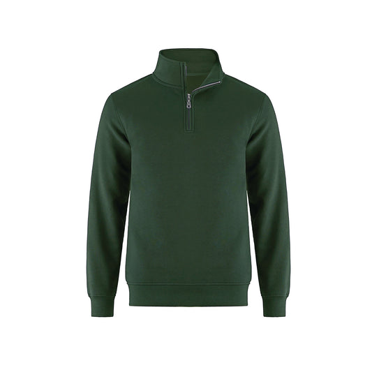 L0545Y - Flux - Youth 1/4 Zip Sweatshirt Forest 70% Cotton 30% Polyester 1/4 zip 545y __label:NEW COLORS fleece half zip quarter zip youth zip