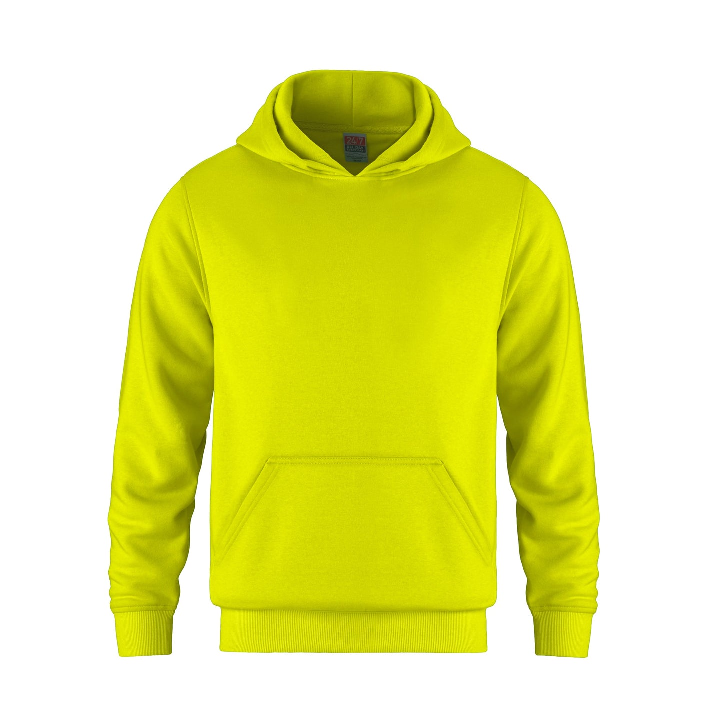 L0552Y - Flash - Youth Pullover Hooded Sweatshirt (INTENSE COLORS) Intense Yellow 1850 552 552y __label: Sept'24 __label:Coming SOON atcf2500 extreme g185 hoodie hoodies popover safety hoodie