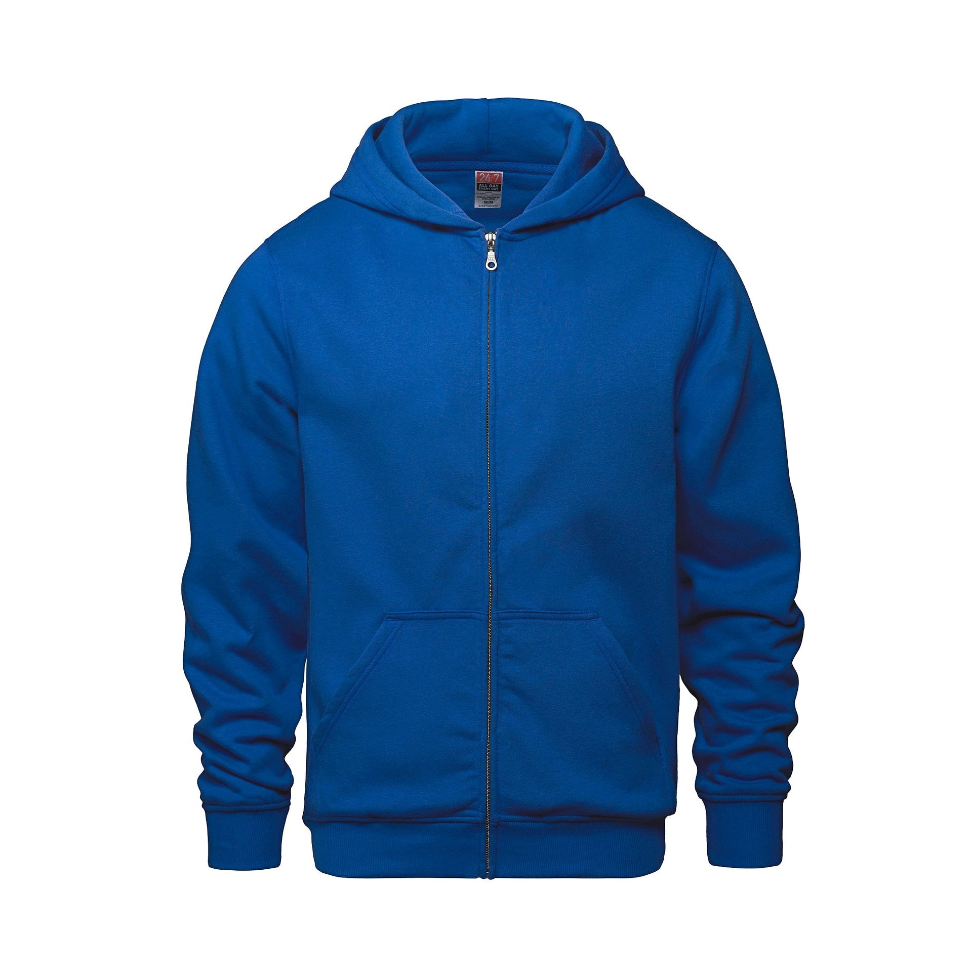 L0555Y - Surfer - Youth Full Zip Hooded Sweatshirt Royal 0555 555y __label:IN STOCK __label:NEW COLORS CSW24/7 sweat shirt sweatshirt team youth zip up