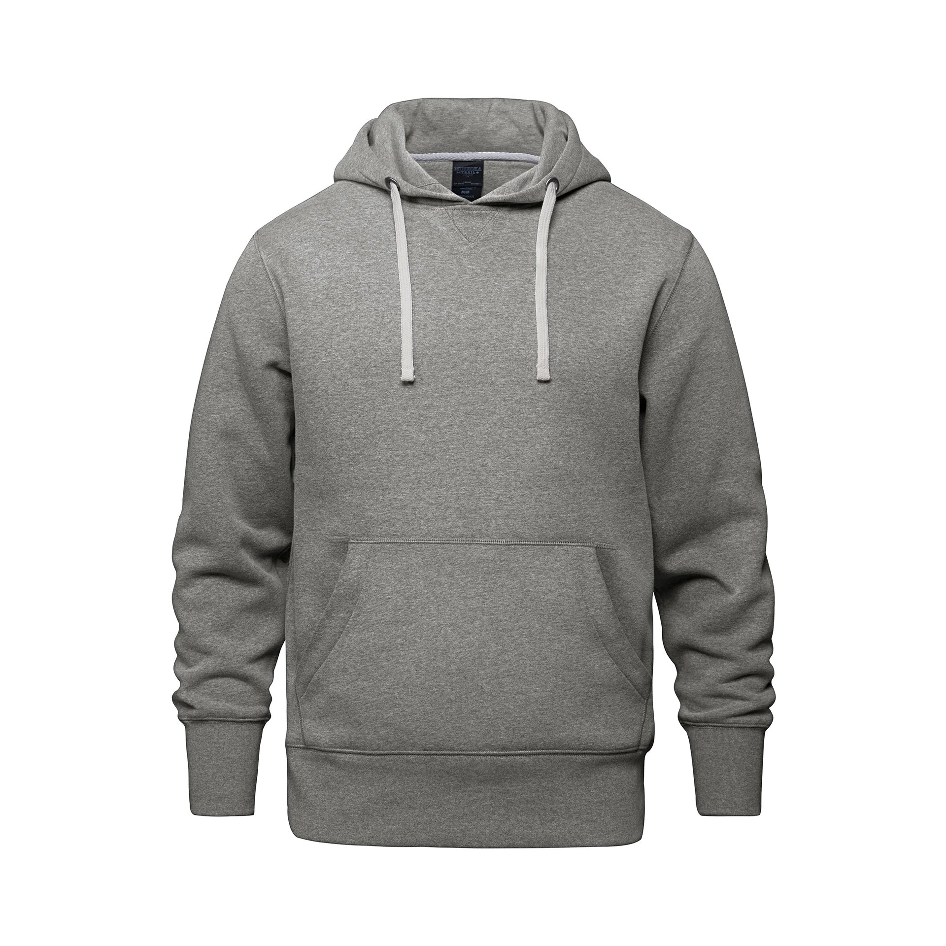 L00660 - Cedar Point - Adult Pullover Hooded Sweatshirt Mid Grey 660 __label:May '25 __label:NEW COLORS adult eco-friendly mens Muskoka Trail sustainable sweatshirt