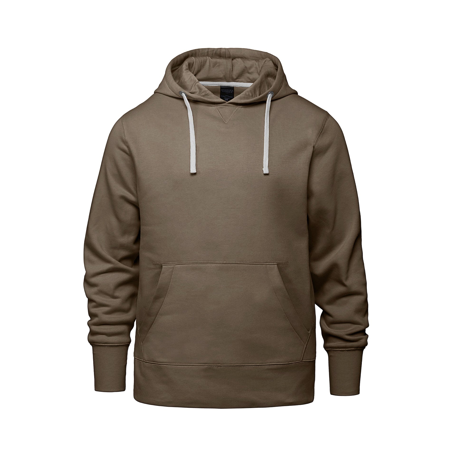 L00660 - Cedar Point - Adult Pullover Hooded Sweatshirt Taupe 660 __label:May '25 __label:NEW COLORS adult eco-friendly mens Muskoka Trail sustainable sweatshirt