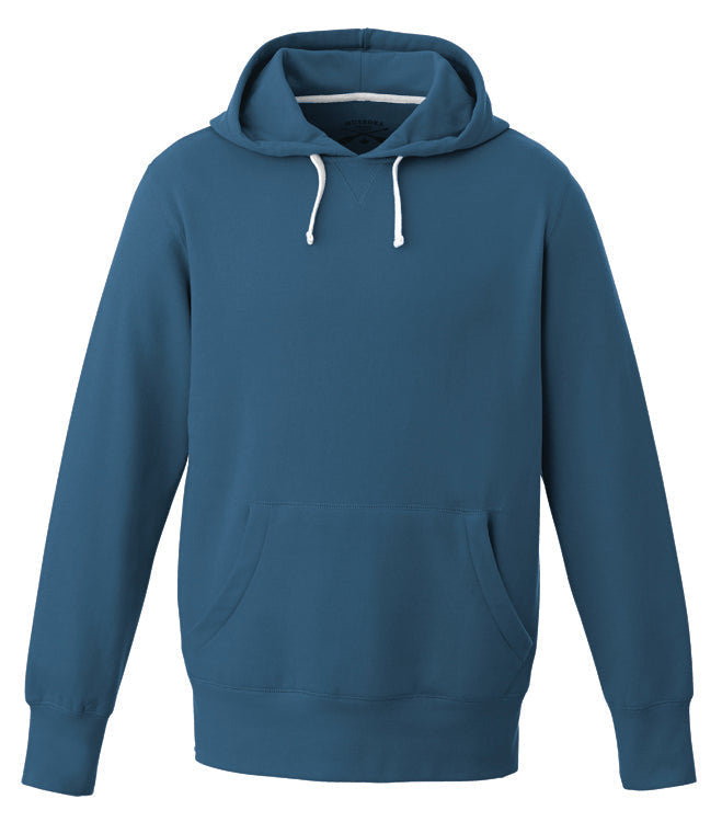 L00660 - Cedar Point - Adult Pullover Hooded Sweatshirt Blue 80% Cotton 20% Recycled Polyester 660 adult eco-friendly mens Muskoka Trail sustainable sweatshirt