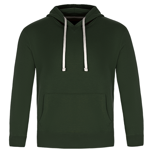 L00660 - Cedar Point - Adult Pullover Hooded Sweatshirt Forest Green 80% Cotton 20% Recycled Polyester 660 adult eco-friendly mens Muskoka Trail sustainable sweatshirt