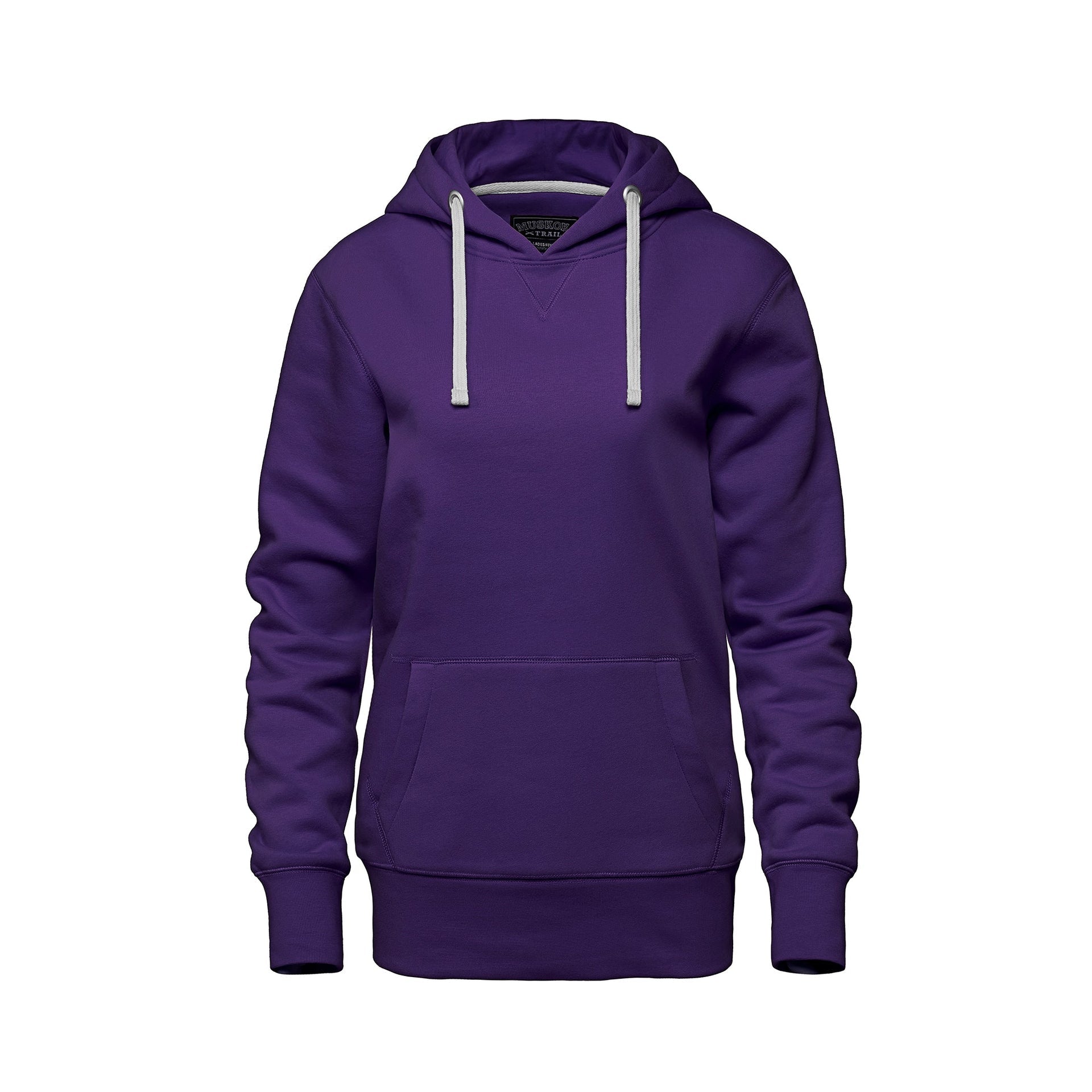 L00661 - Cedar Point - Ladies Pullover Hooded Sweatshirt Purple 661 __label:May '25 __label:NEW COLORS eco-friendly Ladies Muskoka Trail sustainable sweatshirt Women