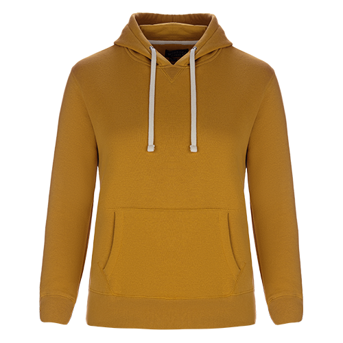 L00661 - Cedar Point - Ladies Pullover Hooded Sweatshirt Gold 80% Cotton 20% Recycled Polyester 661 eco-friendly Ladies Muskoka Trail sustainable sweatshirt Women