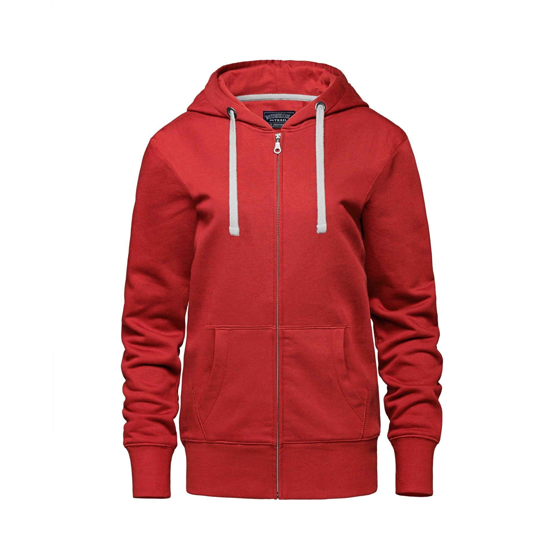 L00671 - Lakeview - Ladies Full-Zip Hooded Sweatshirt Red 671 eco-friendly Ladies sustainable sweater sweatshirt Women zip up