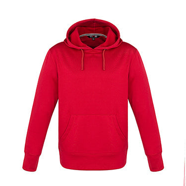 L00687 - Palm Aire - Adult Polyester Pullover Hooded Sweatshirt Red 100% Polyester Brushed Fleece 687 adult CX2 mens team