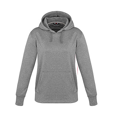 L00688 - Palm Aire - Ladies Polyester Pullover Hooded Sweatshirt Grey 100% Polyester Brushed Fleece 688 CX2 Ladies team Women