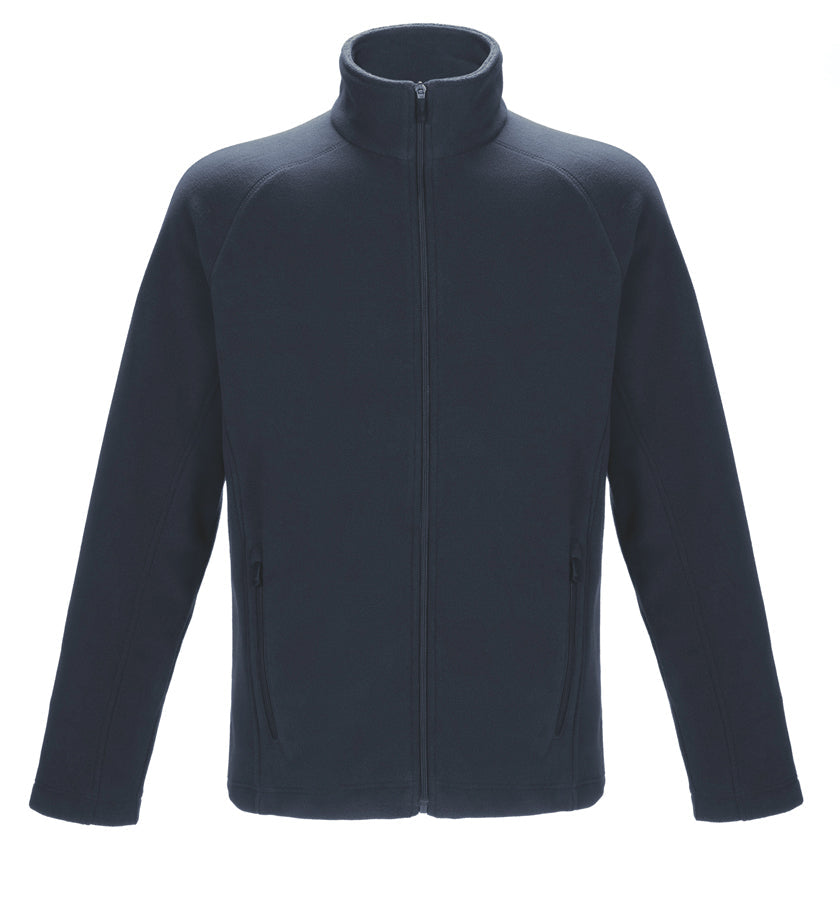 L00695 - Barren - Men's Full-Zip Microfleece Jacket Navy 695 adult mens sweater team