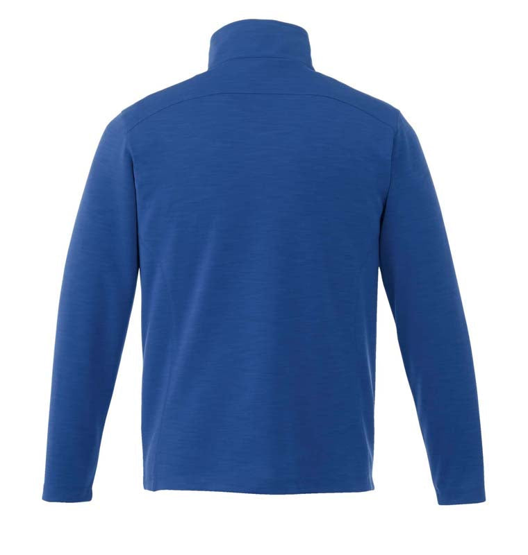 L00870 - Hillcrest - Men's Interlock Full-Zip Jacket 870 __label:SALE-Cobalt & Red adult CX2 hillcrest mens sweater