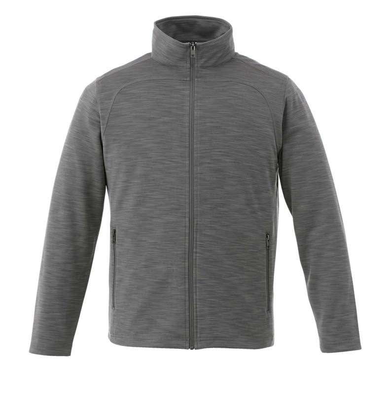 L00870 - Hillcrest - Men's Interlock Full-Zip Jacket Grey 100% Polyester Interlock 870 __label:SALE-Cobalt & Red adult CX2 hillcrest mens sweater