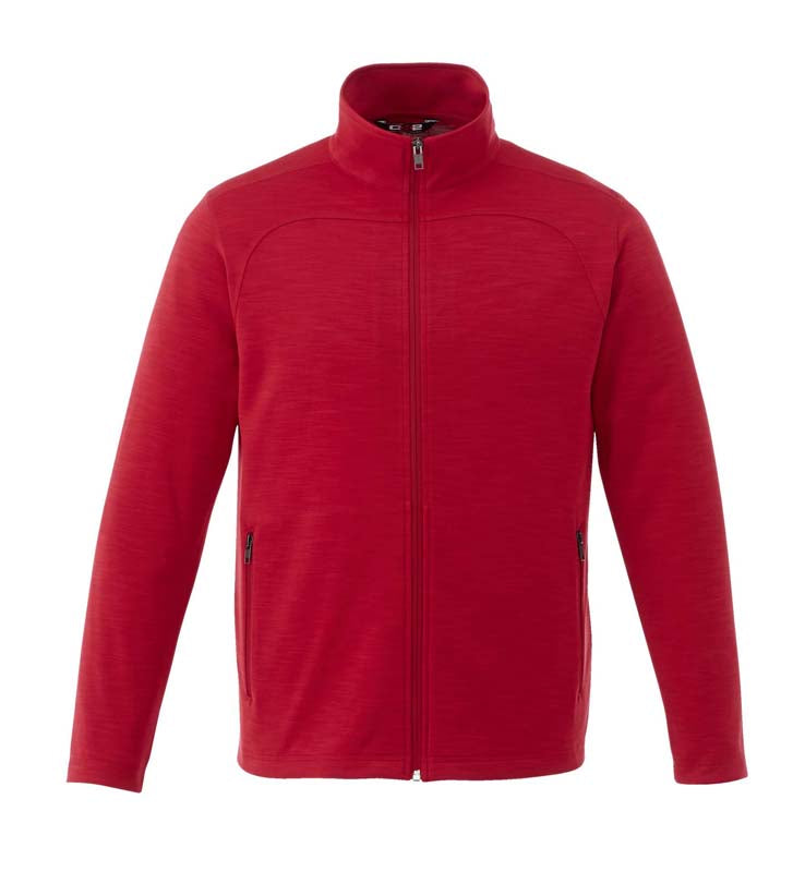 L00870 - Hillcrest - Men's Interlock Full-Zip Jacket Red 100% Polyester Interlock 870 __label:SALE-Cobalt & Red adult CX2 hillcrest mens sweater