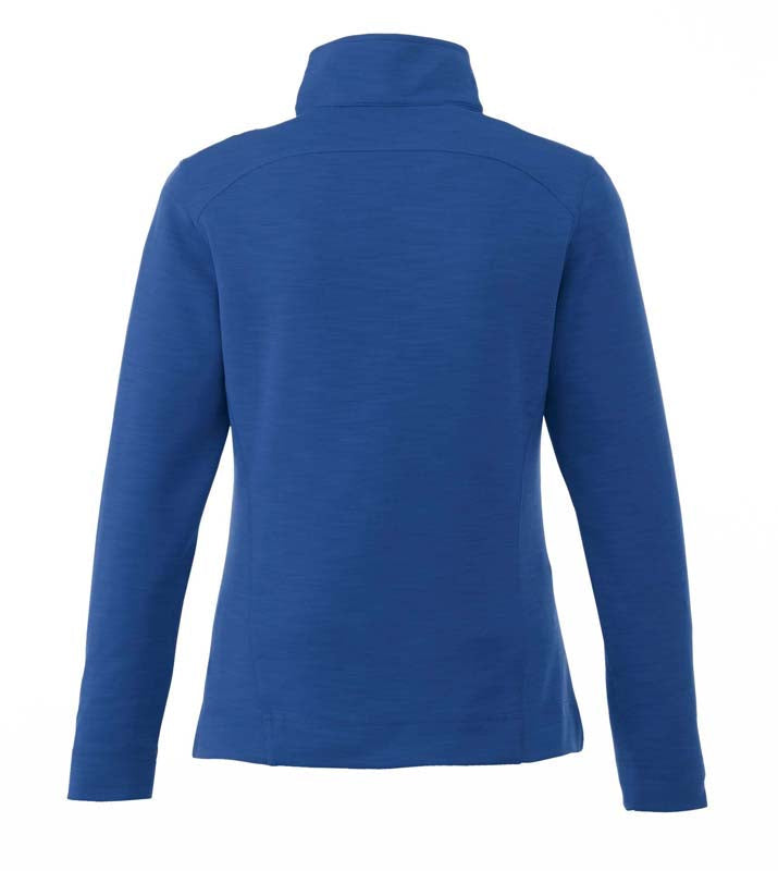 L00871 - Hillcrest - Ladies Interlock Full-Zip Jacket 871 __label:SALE-Cobalt & Red CX2 hillcrest Ladies sweater Women