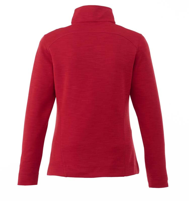 L00871 - Hillcrest - Ladies Interlock Full-Zip Jacket 871 __label:SALE-Cobalt & Red CX2 hillcrest Ladies sweater Women