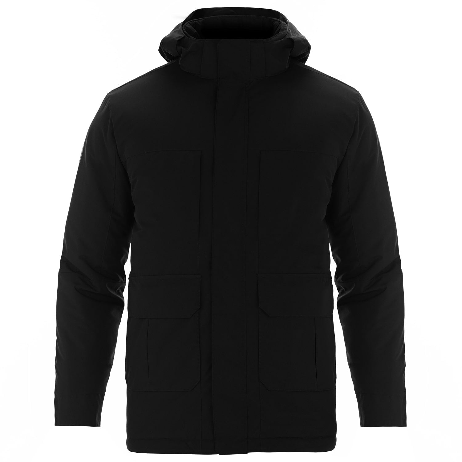 L01080 - Ideal - Adult Insulated Parka w/ Detachable Hood Black 1080 adult Canada Sportswear mens