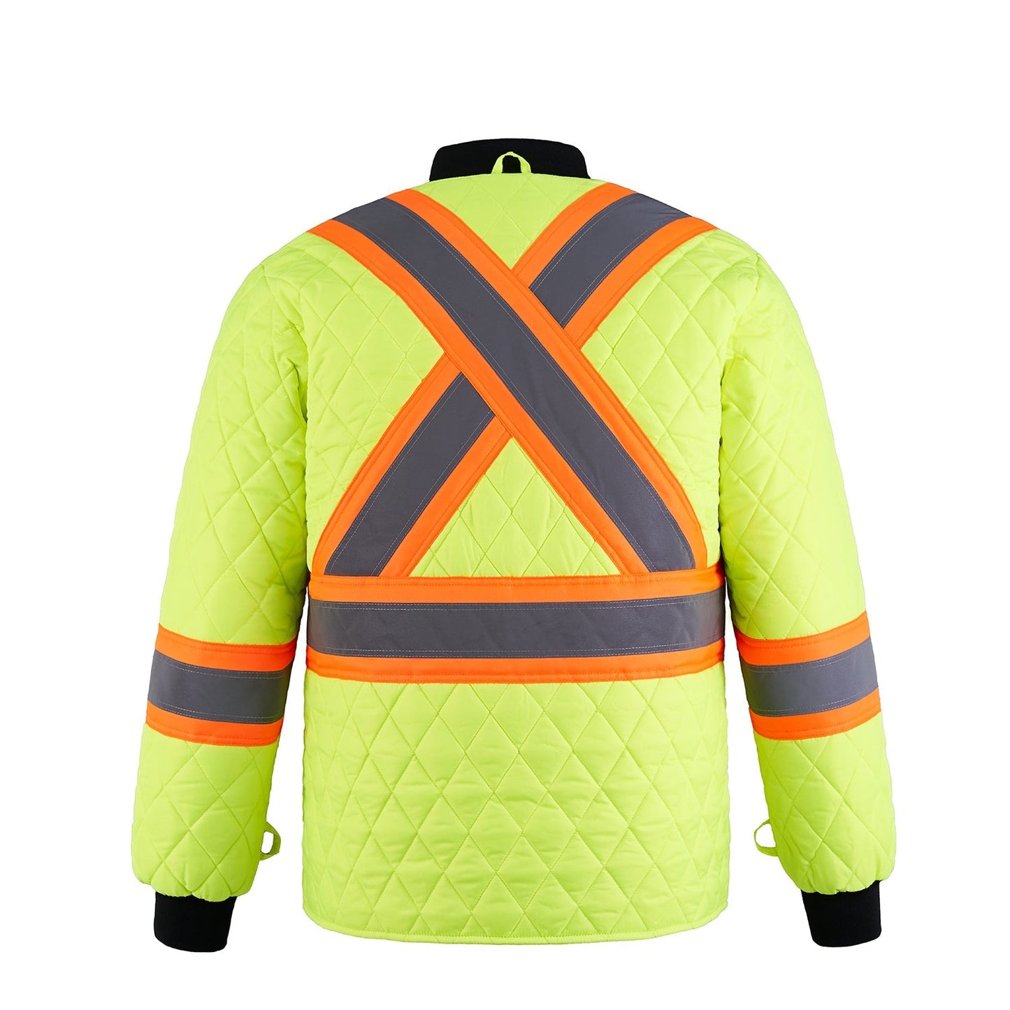 L01277 - Peterbuilt - Hi-Vis 3 in 1 Bomber Jacket w/ Detachable Hood 1277 adult CX2 Hi-Vis mens