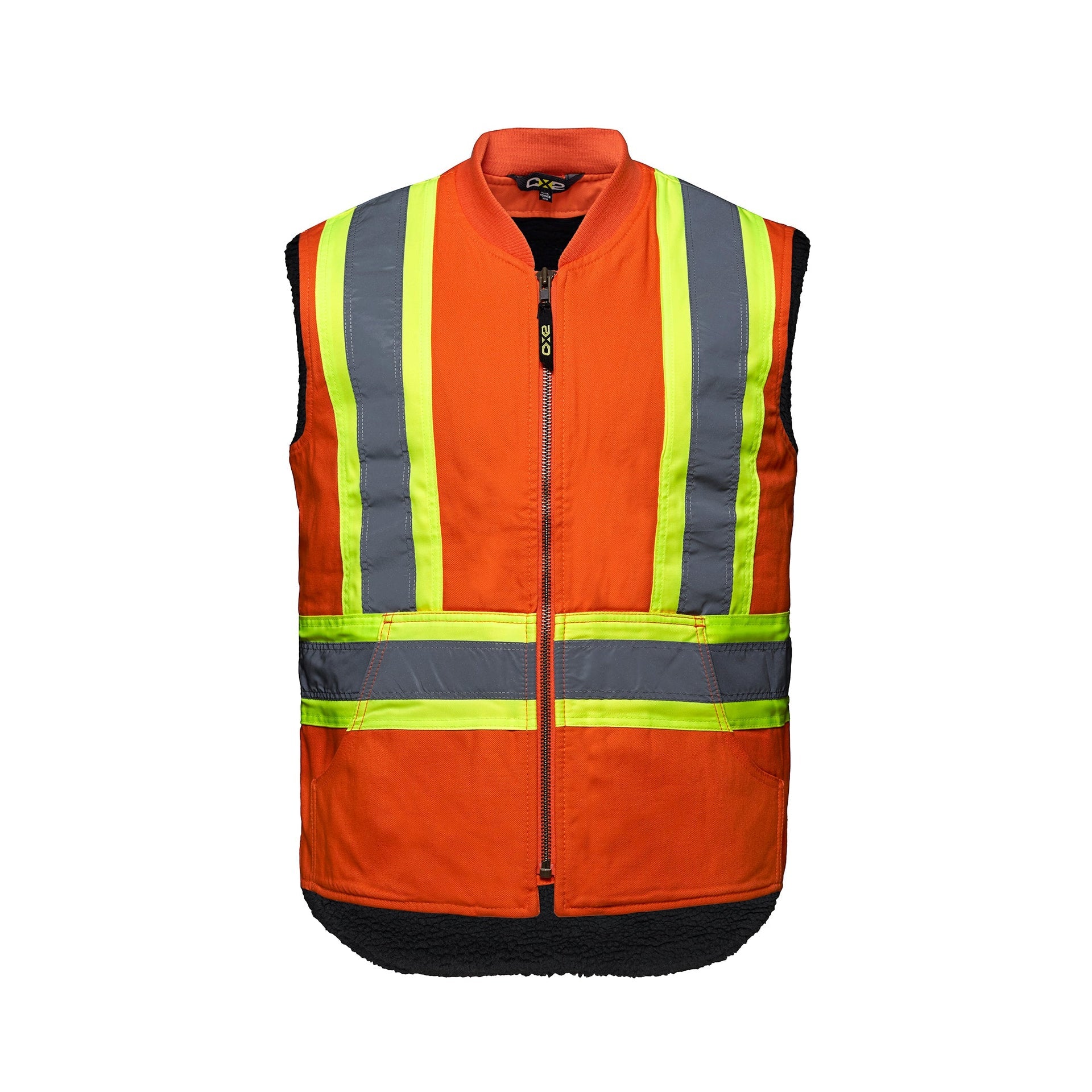 L01295 - Titan - Cotton Canvas Hi-Vis Vest Orange 1295 adult CX2 Hi-Vis mens sherpa