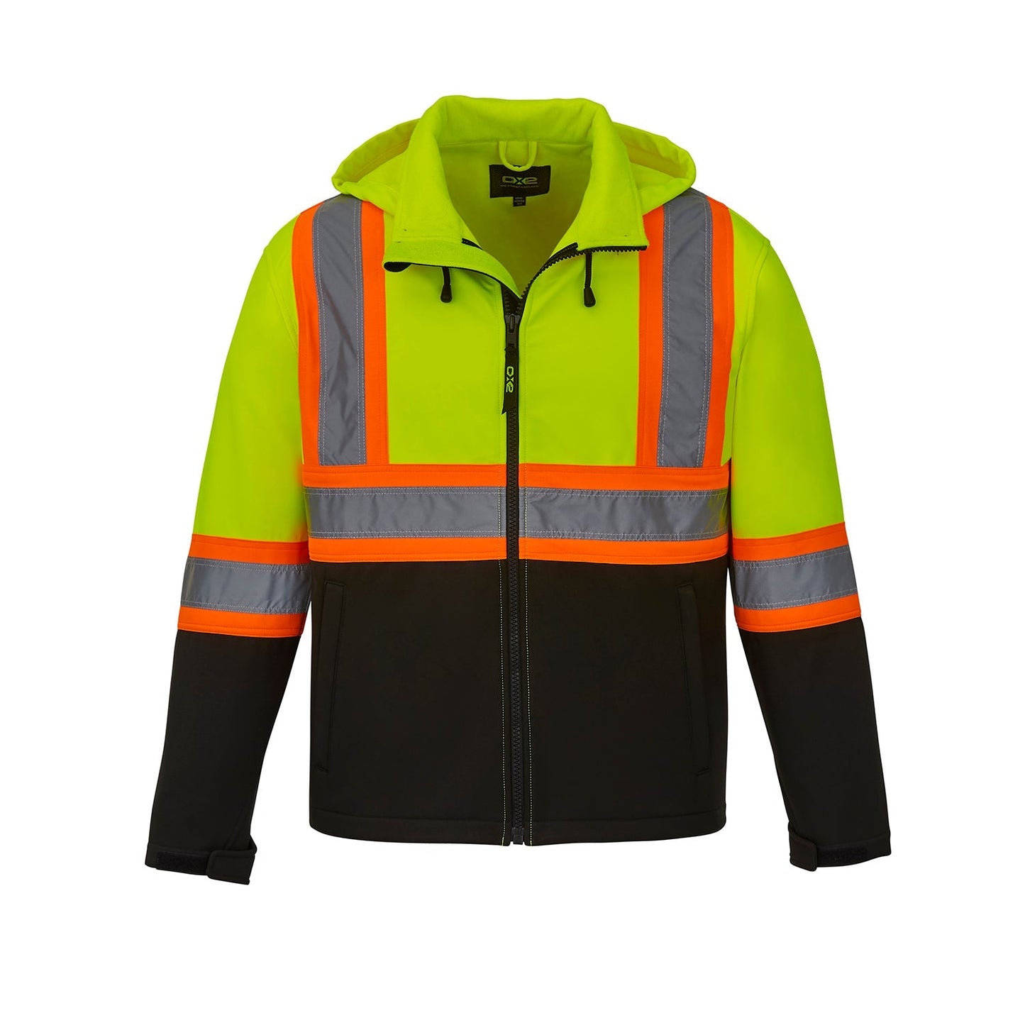 L01305 - Shield - Hi-Vis Softshell Jacket w/ Detachable Hood Hi-Vis Yellow 1305 adult CX2 Hi-Vis mens