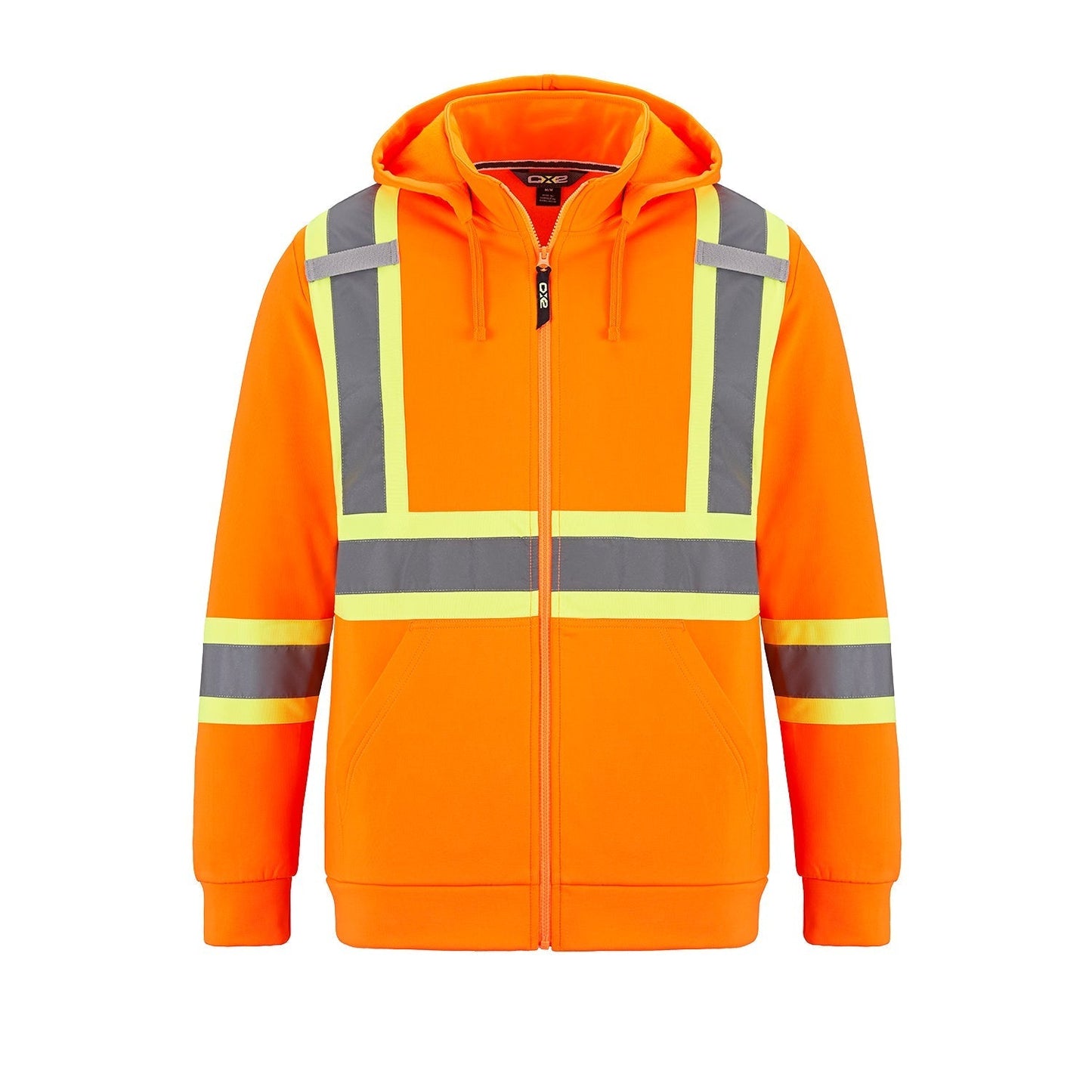 L01380 - Infinity - Hi-Vis Full Zip Hooded Sweatshirt w/ Detachable Hood