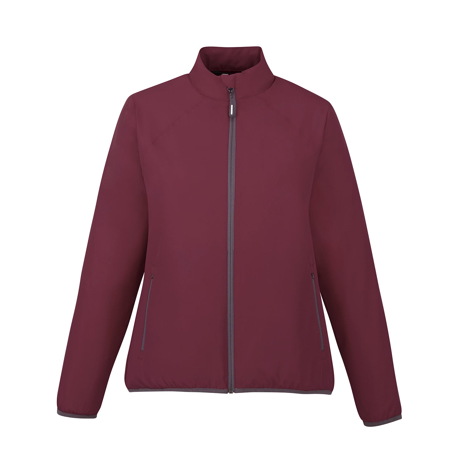 L02251 - Pitch - Ladies Packable Jacket Maroon 2251 CX2 Jackets Ladies raincoat team wind breaker windbreaker Women