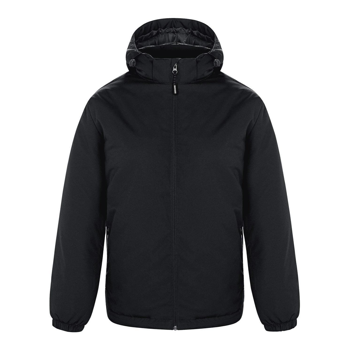 L03400 - Playmaker - Men's Insulated Jacket w/ Detachable Hood Black 3400 adult CX2 Jackets mens playmaker team winter jacket