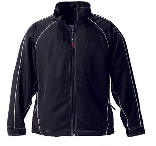 L04071 - Victory - Ladies Athletic Twill Track Jacket Black Black 4071 CX2 Ladies victory Women