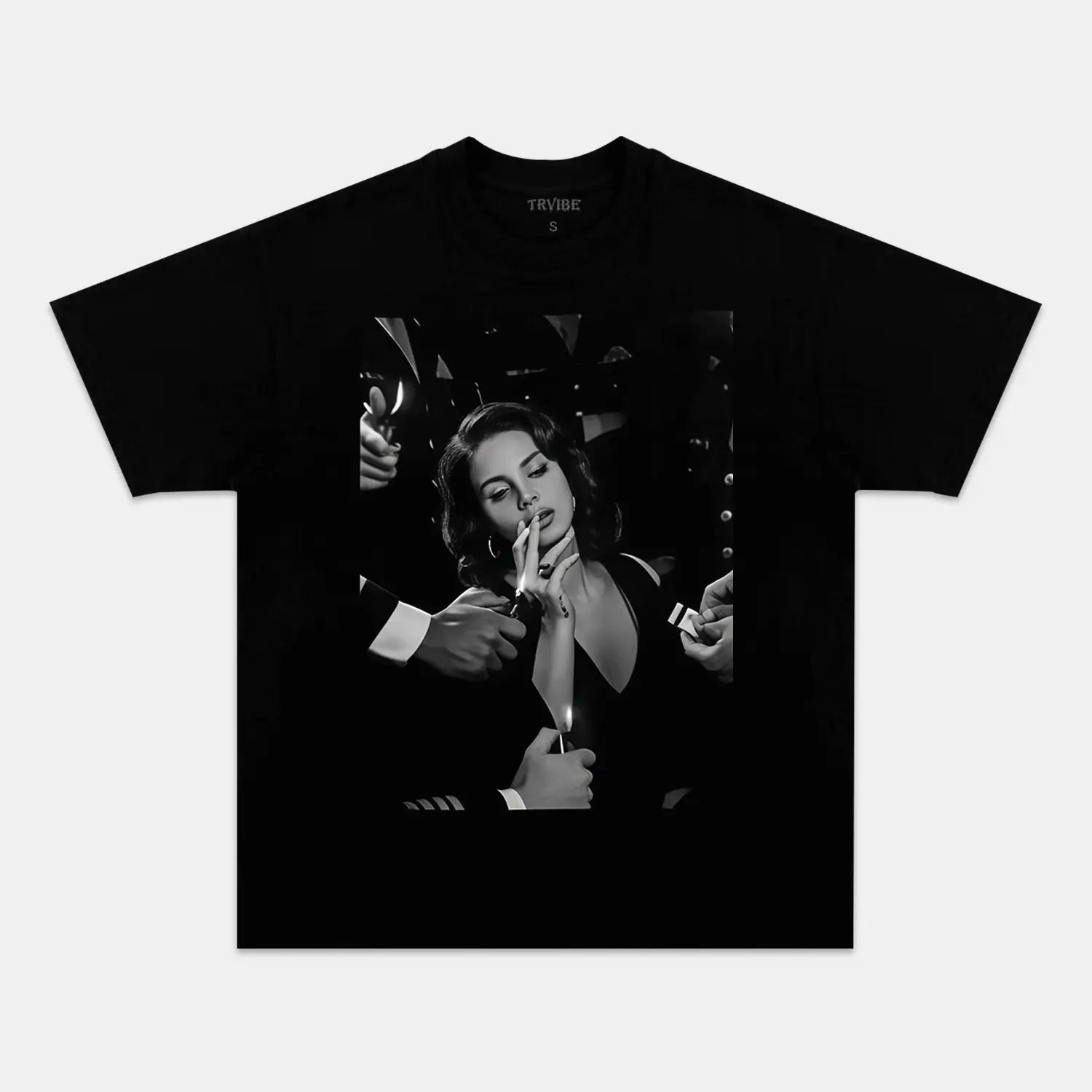 LANA DEL REY TEE BLACK TEE MUSIC