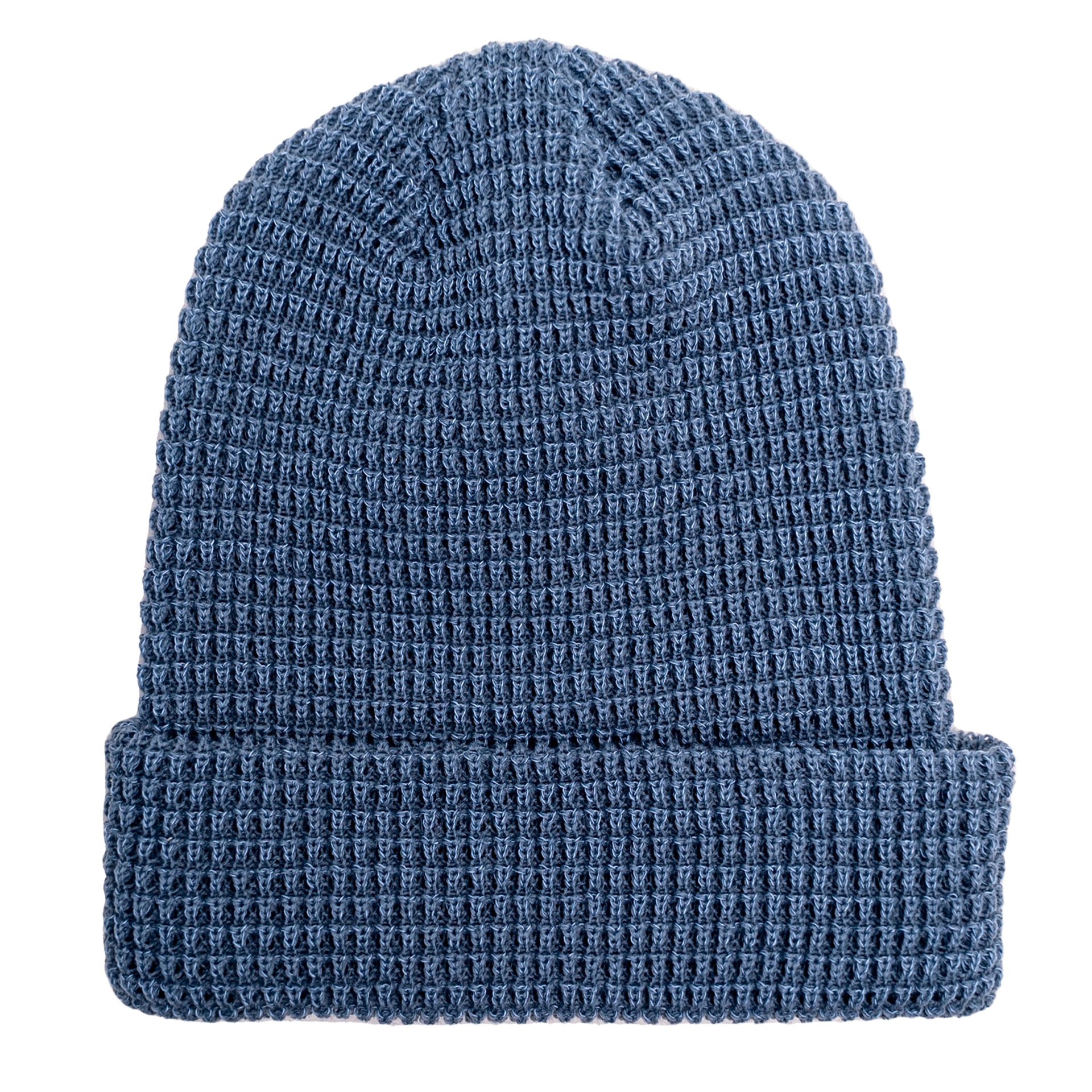 Leery Waffle Pigment Slate Blue ONE SIZE ACRYLIC beanie beaniiez fait au canada LEERY WAFFLE made in canada tearaway Toque tuque UNISEX