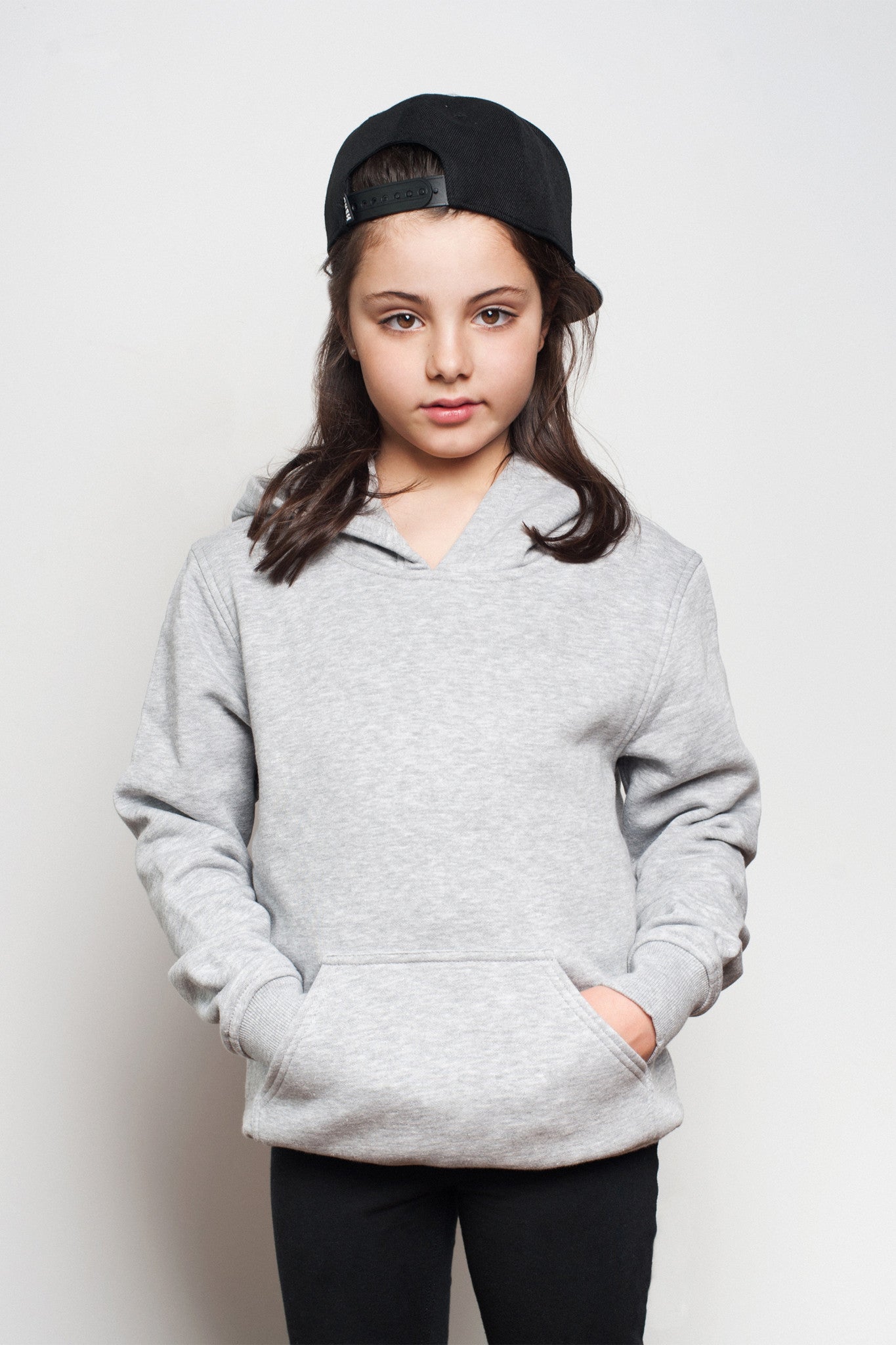 HERO-2020 Youth Blank Hoodie - Sport Grey