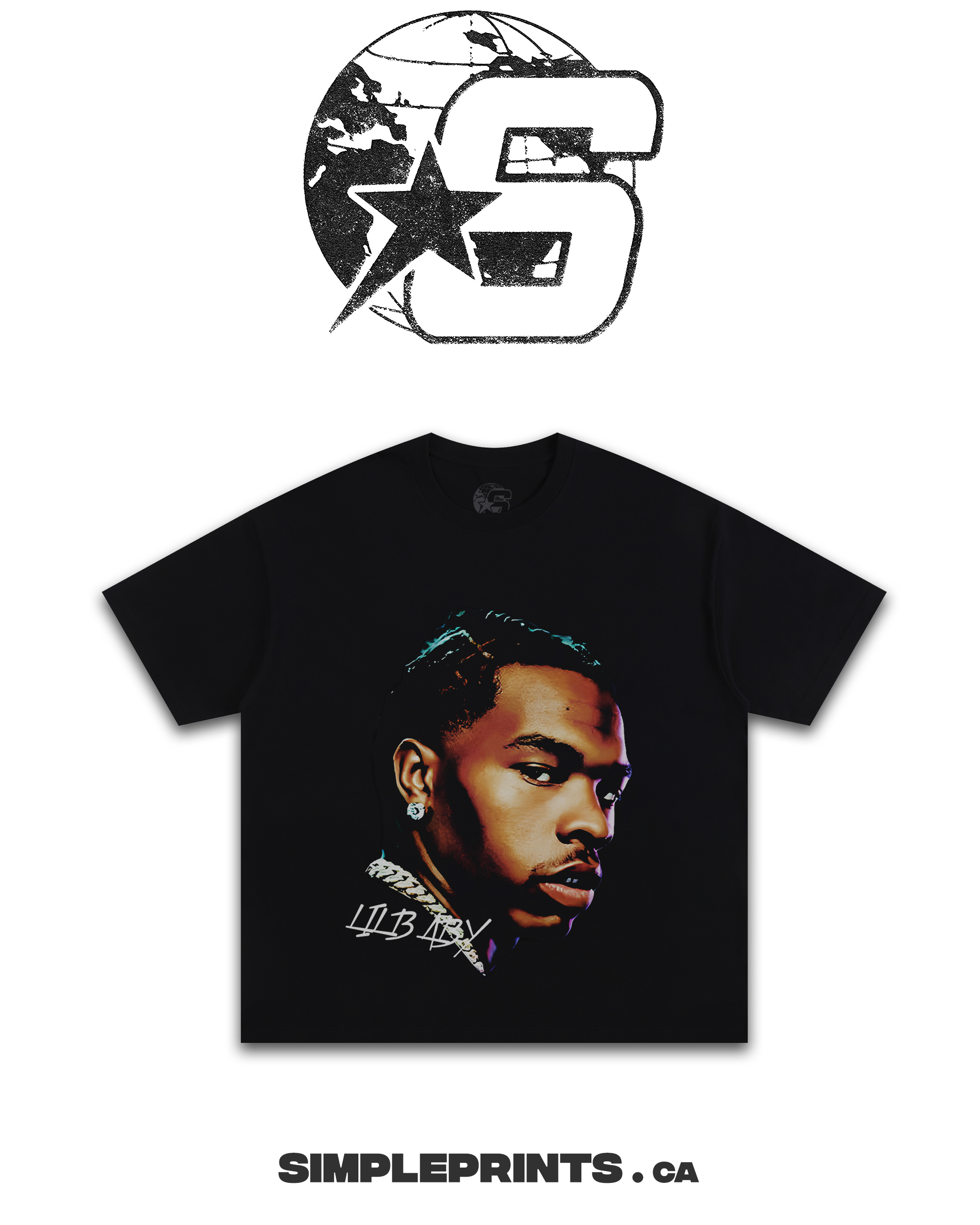 LIL BABY Graphic T-Shirt Shopify Collective Simpleprints t-shirt tops