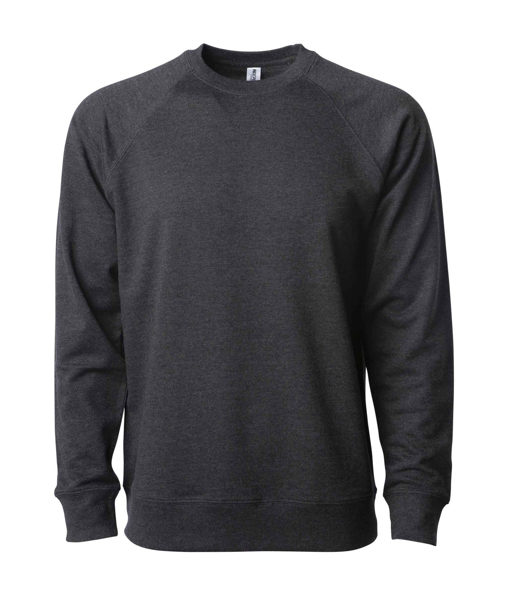 SS1000C - Unisex Lightweight Loopback Terry Crew Charcoal Heather COTTON / POLYESTER crew neck CREWS fleece FRENCH TERRY INDEPENDENT Lightweight LOOPBACK TERRY RAGLAN REGULAR SS1000 sss standard STANDARD SUPPLY sweatshirt tearaway UNISEX