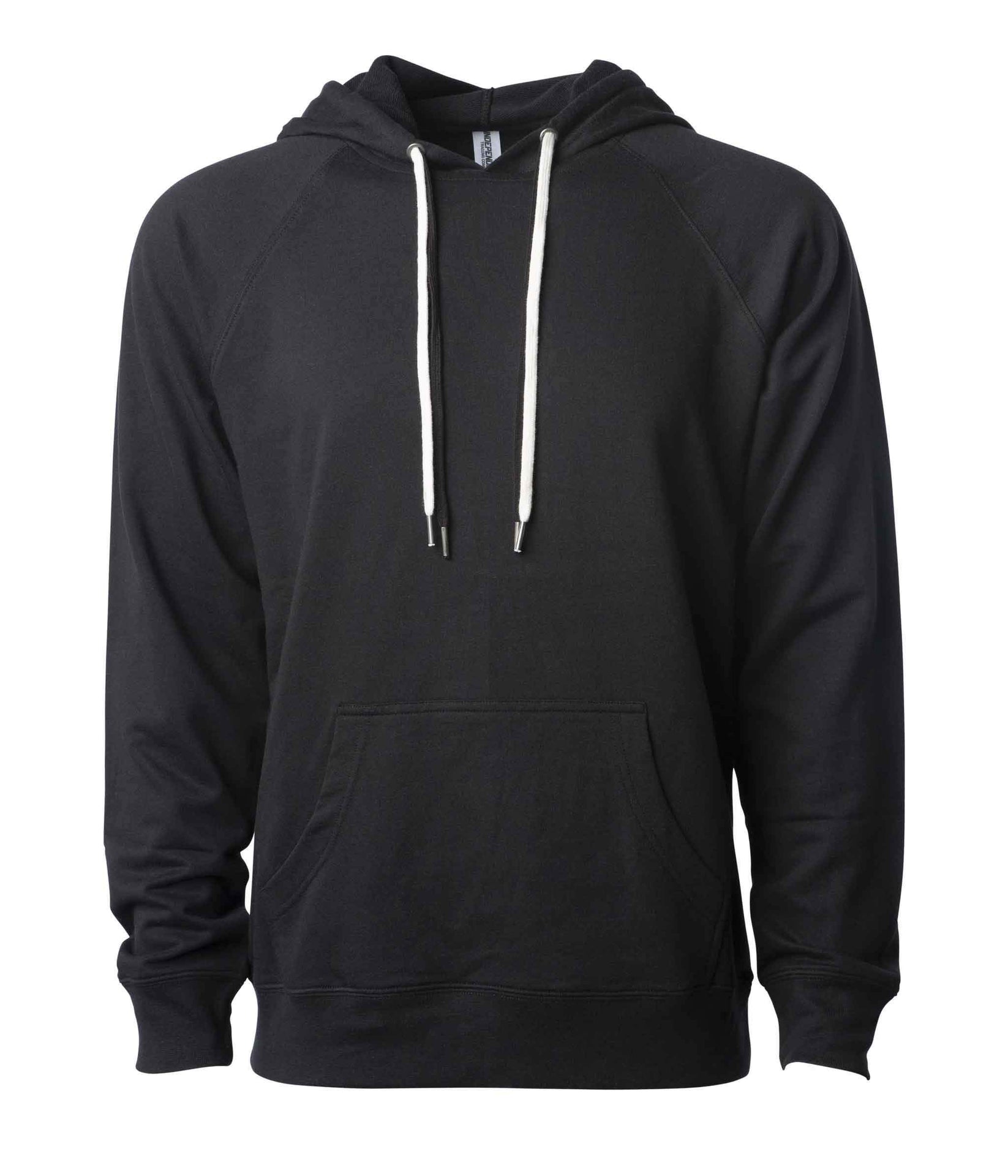 SS1000P - Unisex Lightweight Loopback Terry Hooded Pullover Black COTTON / POLYESTER fleece FRENCH TERRY INDEPENDENT Lightweight LOOPBACK TERRY RAGLAN REGULAR SS1000 sss standard STANDARD SUPPLY tearaway UNISEX