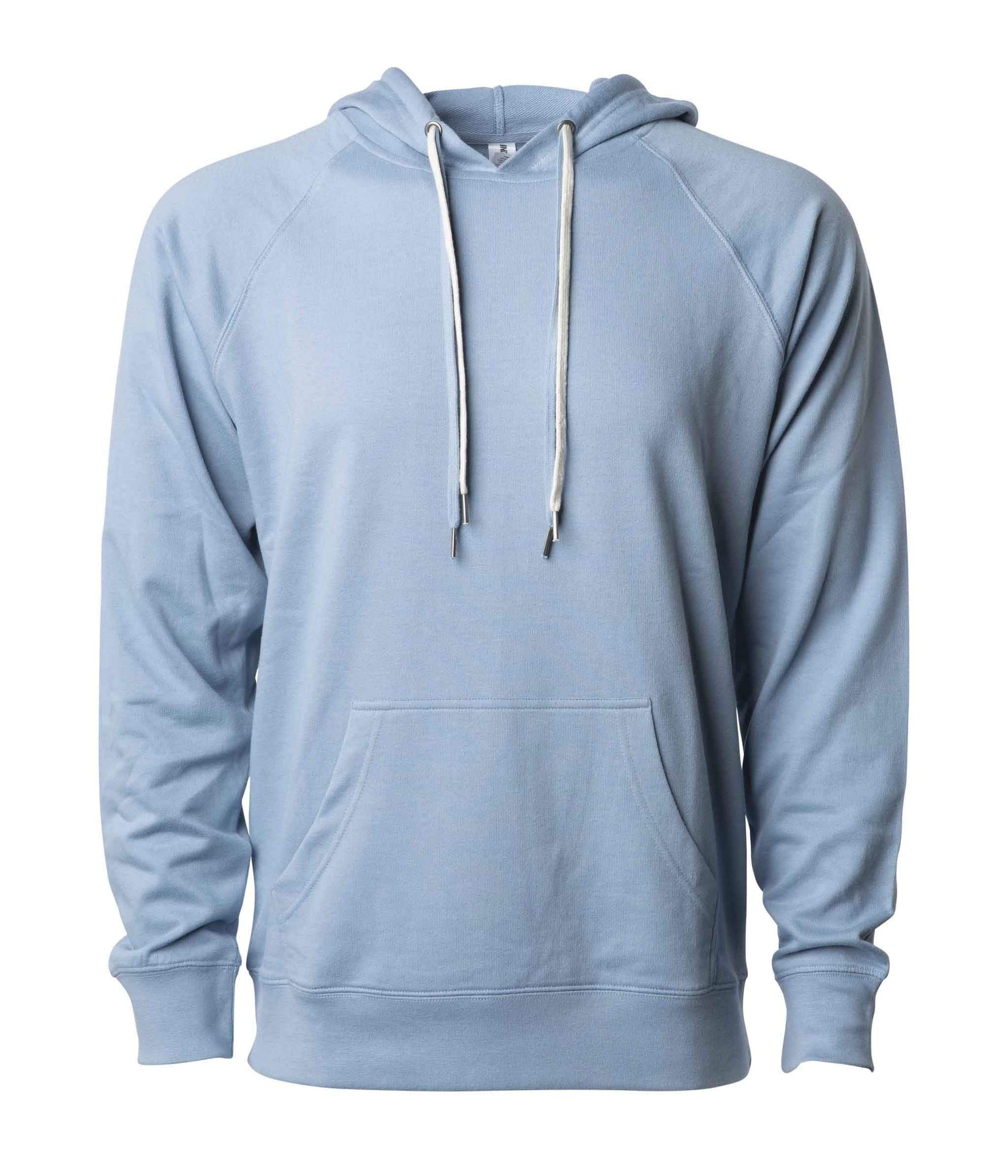 SS1000P - Unisex Lightweight Loopback Terry Hooded Pullover Misty Blue COTTON / POLYESTER fleece FRENCH TERRY INDEPENDENT Lightweight LOOPBACK TERRY RAGLAN REGULAR SS1000 sss standard STANDARD SUPPLY tearaway UNISEX