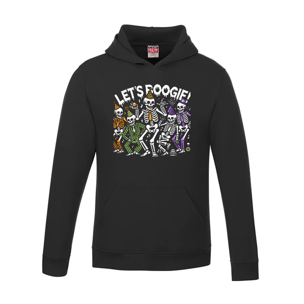 "Let’s Boogie" Skeleton Dance Party Hoodie