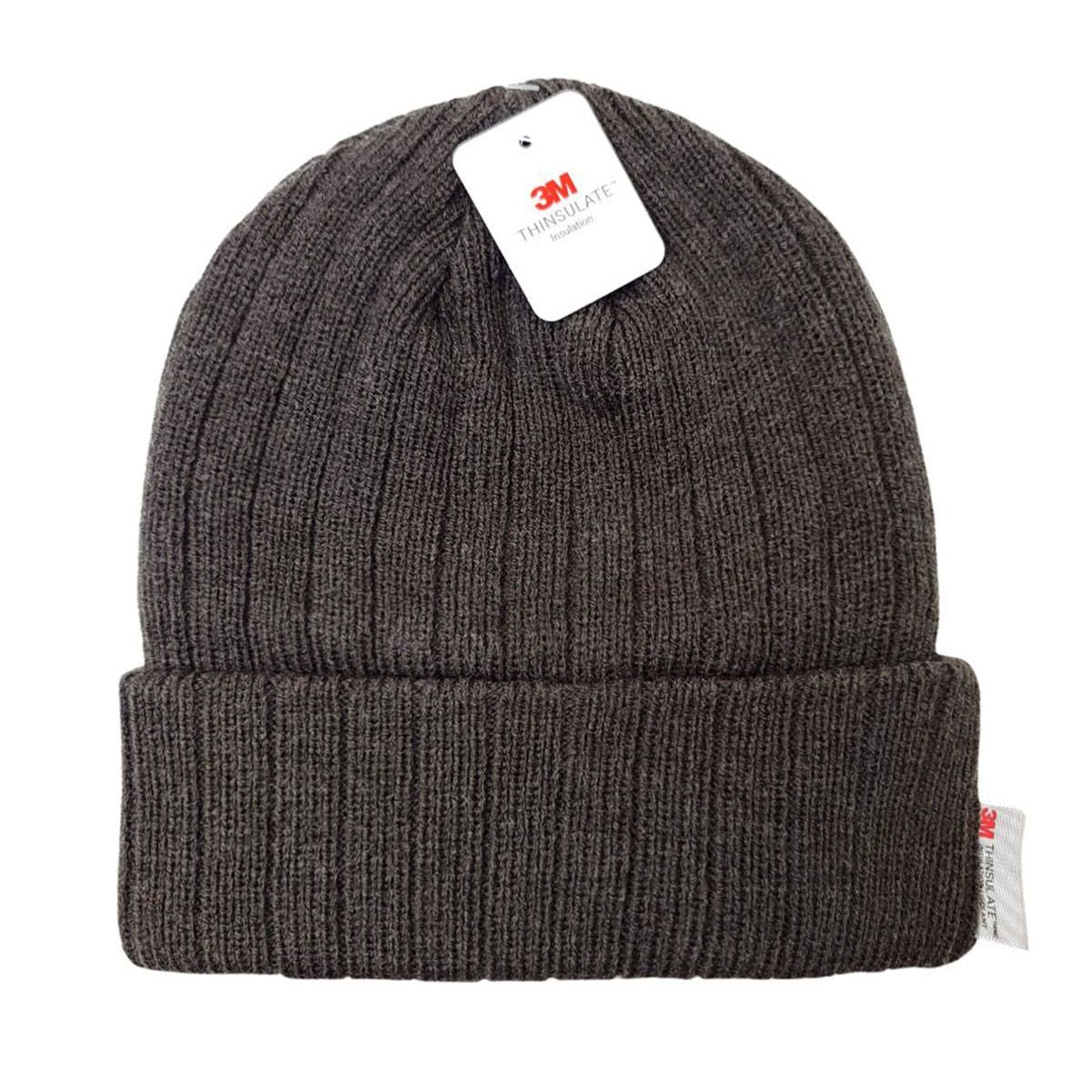 3M Thinsulate Ribbed Toque - JF, Lining, Multi-Coloured Brown OSFA