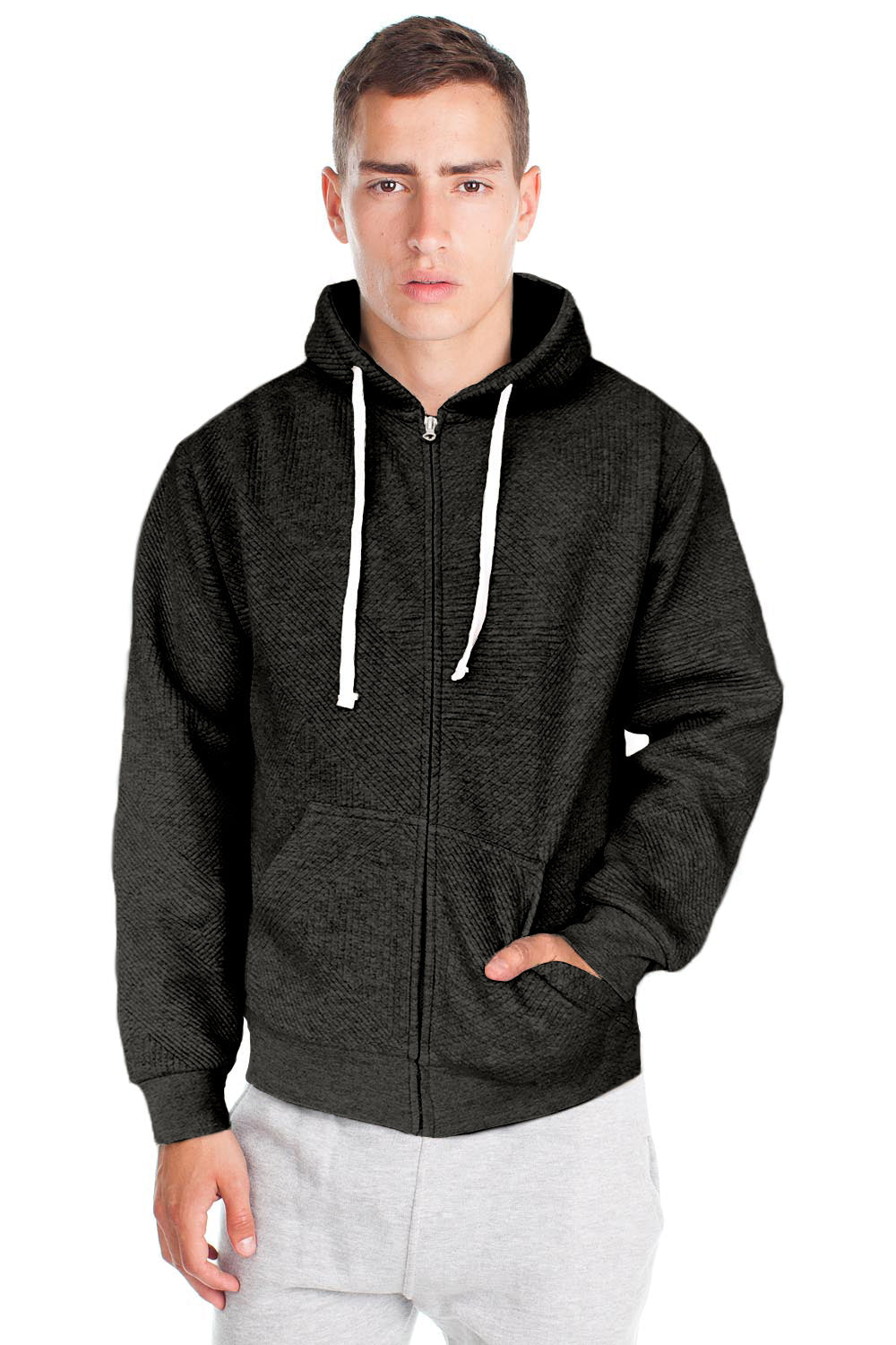 M920-Jac-Black Zip Up Hoodie