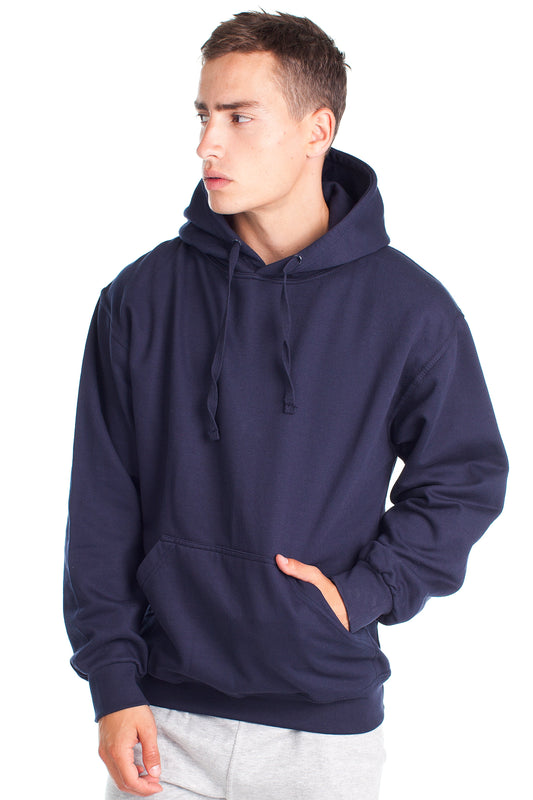 M330 NAVY 330 GSM 50 poly / 50 cotton Pullover Hoodie