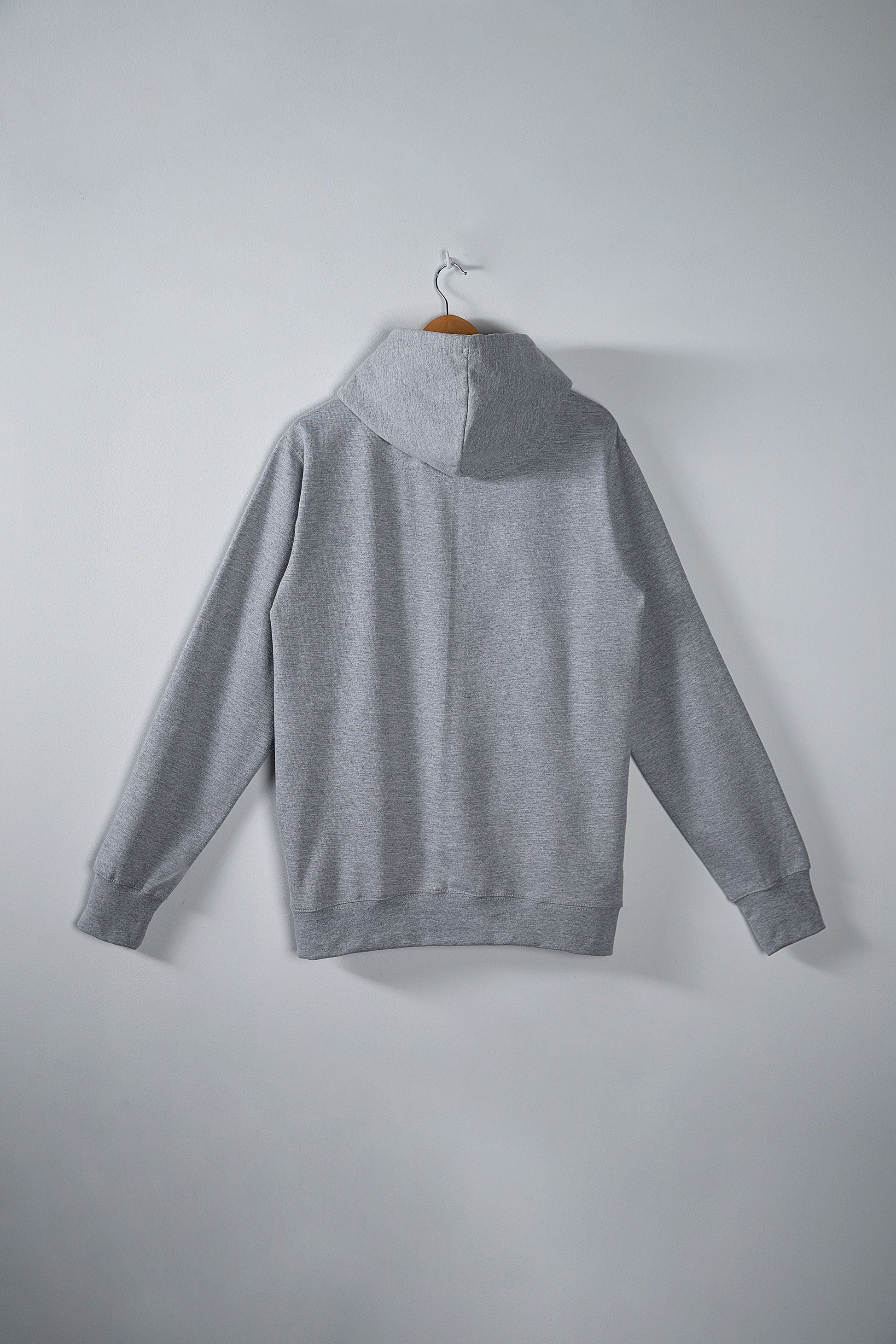 MR920 GREY MIX Zip Up Hoodie