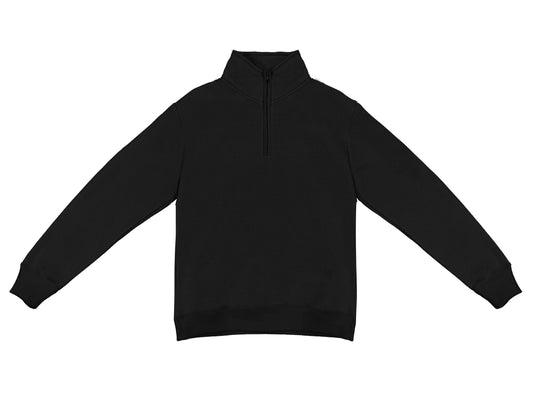 MR978 BLACK 280 GSM 50 poly / 50 cotton Zip Up Hoodie