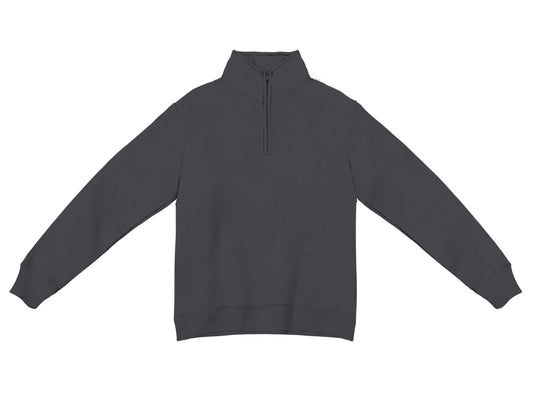 MR978 CHARCOAL 280 GSM 50 poly / 50 cotton Zip Up Hoodie