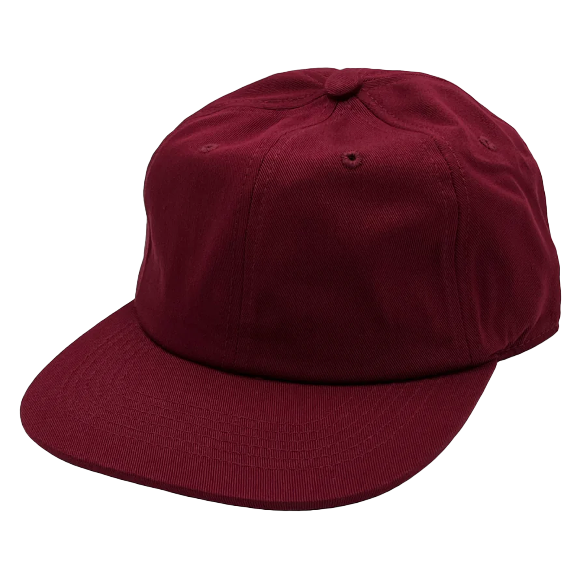 GNV-1004SB - 6 Panels Low Profile Flat Bill Maroon One Size 6 PANELS 6 PANELS - UNSTRUCTURED ADJUSTABLE BUCKLE BUCKLE STRAP COTTON FLAT FLAT BILL low profile nissi caps UNISEX UNSTRUCTURED