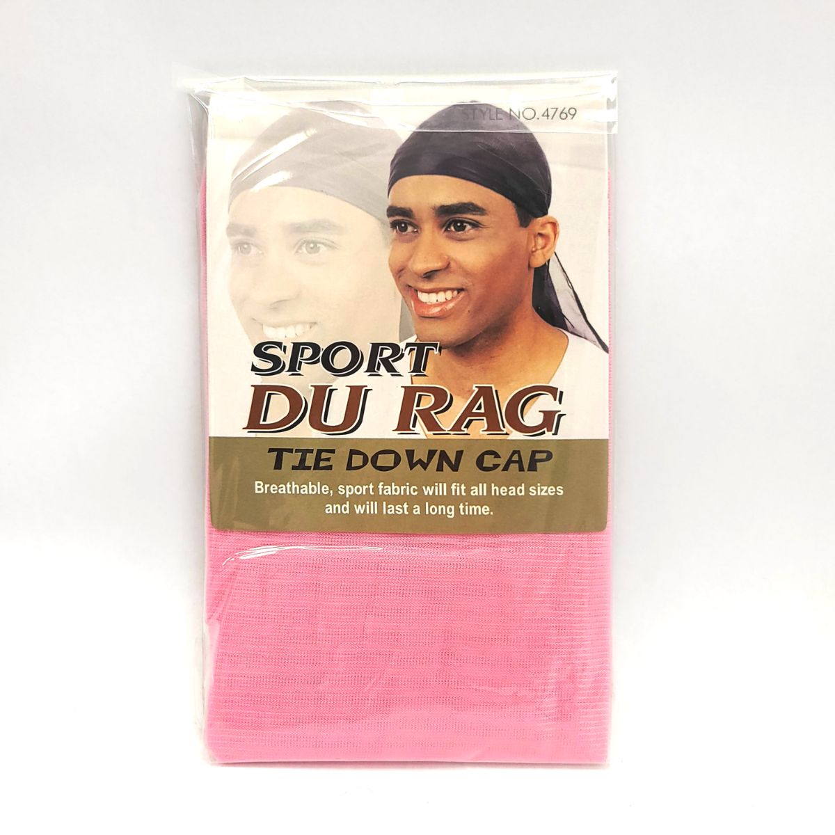 Durag - Sports, Tie Down, Multi-Coloured, One Size Pink Accessories