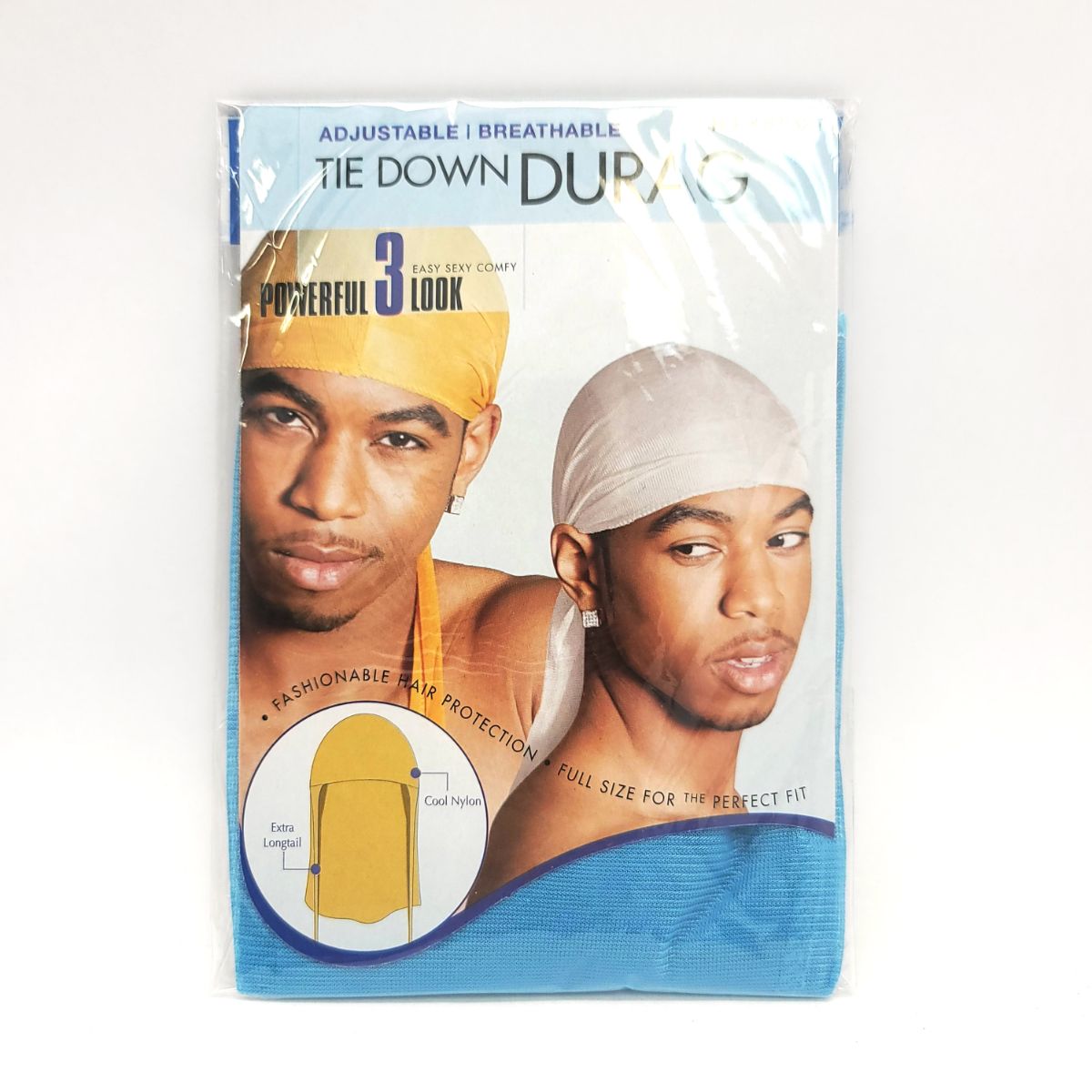 Durag - Sports, Tie Down, Multi-Coloured, One Size Sky Blue Accessories
