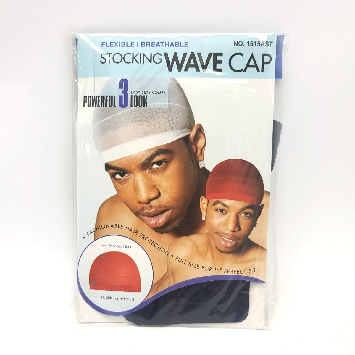 Stocking Wave Cap, Multi-Coloured, One Size, 1515 Navy Accessories
