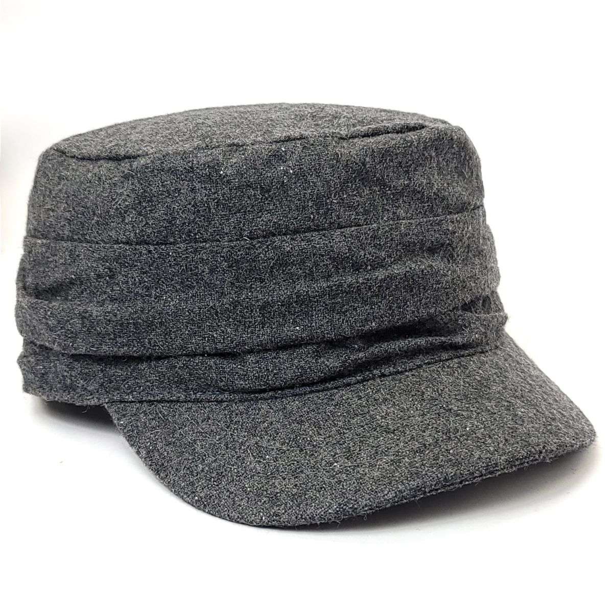 Cadet Cap - Folds, 17074, Multi-Coloured Grey OSFA Military Cap
