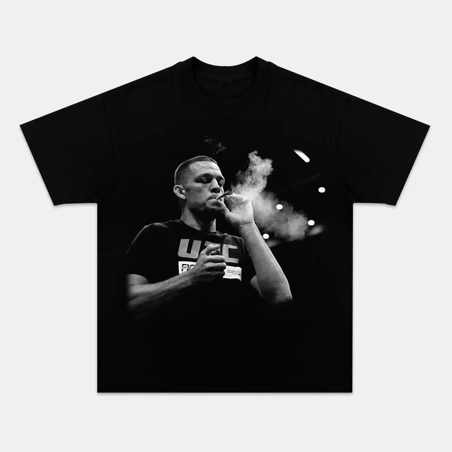 NATE DIAZ 2024 NEW TEE BLACK TEE BOXING FIGHTERS SPORT