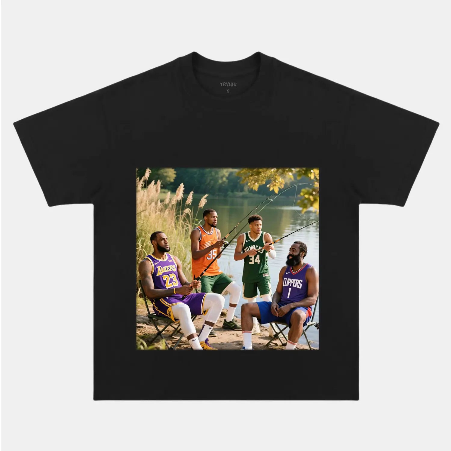 NBA GONE FISHIN VINTAGE CLOTHES BASKETBALL NBA SPORT