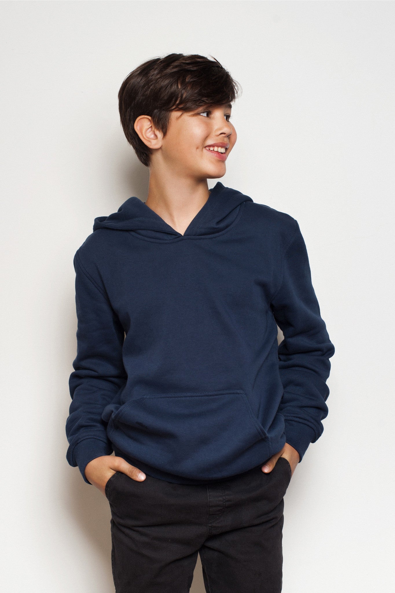 HERO-2020 Youth Blank Hoodie - Navy Blue